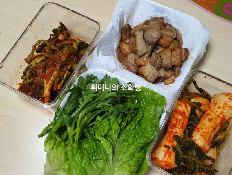 운림가 김치 알타리 김치와 파김치 이틀만에 끝내버렸어ㅎㅎ