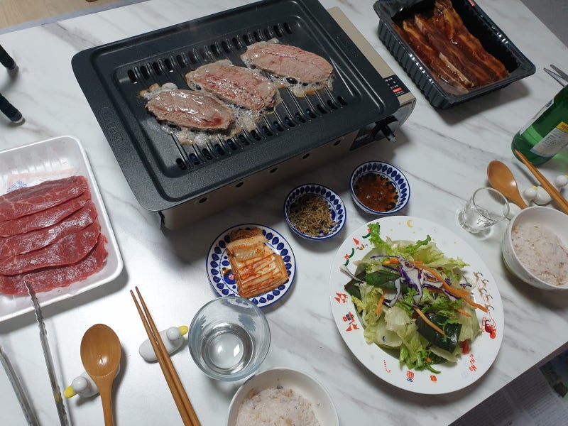 지라프 구이바다 그릴 M :: 캠핑버너 최저가 구매했어요! 서포트바디 모듈 같이 사용중.