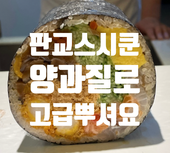  성남 분당 판교 스시오마카세 스시쿤 고급스럽게 양질의 배터지기 재방문 역쉬