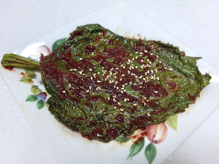  깻잎찜 간편 레시피