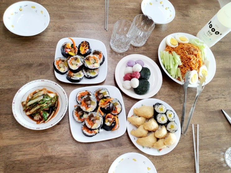  [남이 차려주는 밥상] 김밥&비빔면(21.05.26)