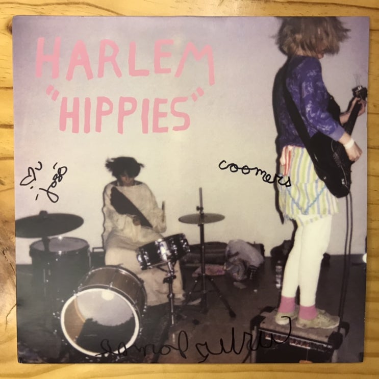 [LP, 엘피] Harlem(할렘) - Hippies (진짜인지 모를 싸인이 된, 블랙 바이닐)