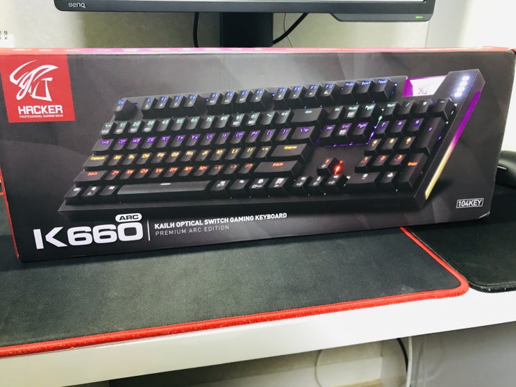  [내 돈 내산] 해커 K660 ARC 카일 광축 키보드 후기 (리니어)