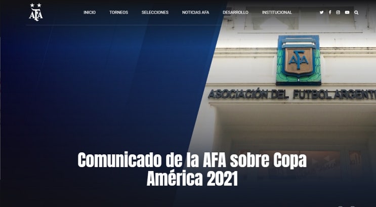 [오피셜] 아르헨티나 국가대표팀, 코파 아메리카 2021 출전