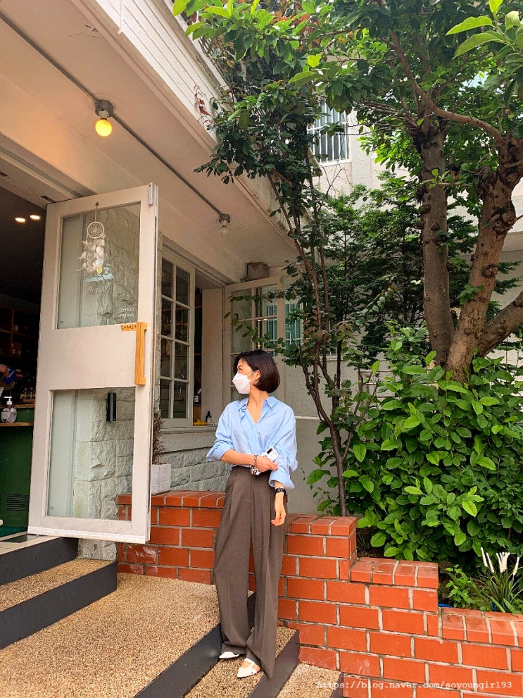  닐바이피 NILBY P 와이드 팬츠 슬랙스 데일리룩 코디 + 한남동 오지힐