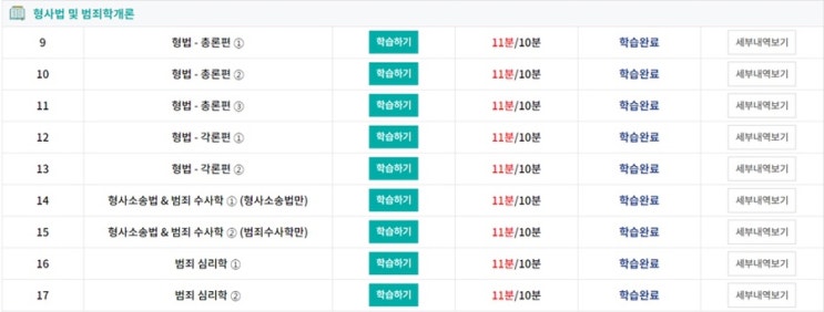  보조사 파트1 준비 - 형법 및 범죄학개론