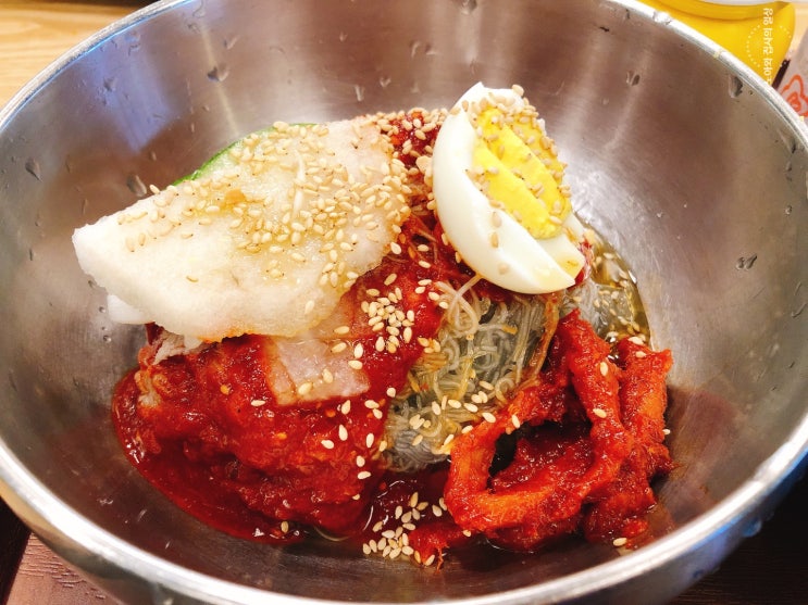  인천 동춘동 이마트 연수점 푸드코트 맛집 속초코다리냉면, 브라운돈까스(내돈내산)