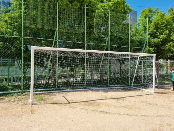  인천석남중학교 축구골대 설치, 축구골대 교체 작업