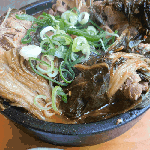  해장국은 역시 최뼈다구
