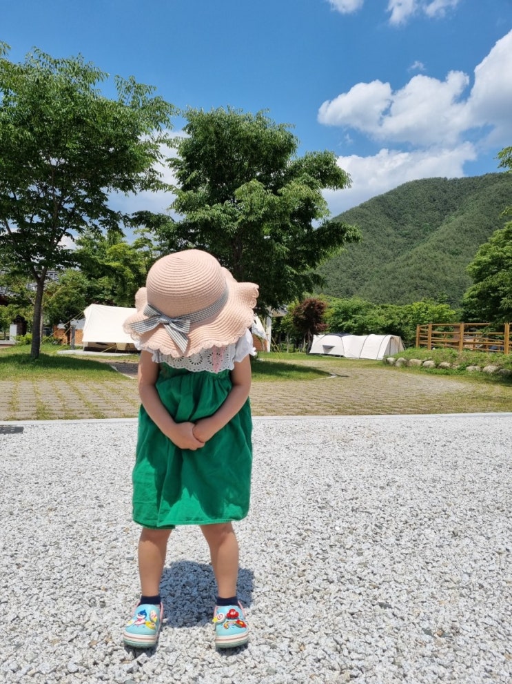  카치노 체크 리본 밀짚 가방 모자 세트