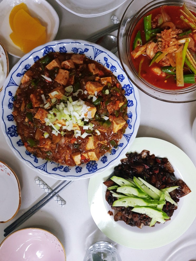  짜장 짬뽕 마파두부 만들기 한시간컷 하는법 - 이게 다 진달래맥주 때문