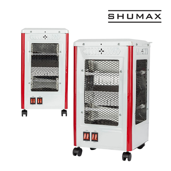 가성비 뛰어난 [SHUMAX] 슈멕스 일반형 오방향난로 HU-505H (정격전압 220V 60Hz 2000W 사이즈(크기)1.2M (사이즈)225mm x 225mm 425mm 3.