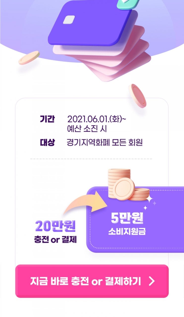 경기지역화폐 (소비지원금 - 5만원 받아가세요) 경기지역화폐 (소비지원금 - 5만원 받아가세요)