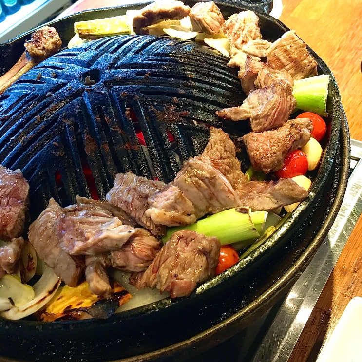 [대전 봉명동 맛집] 많은 야채와 양고기가 함께하는 봉명동 맛집 징기스!!