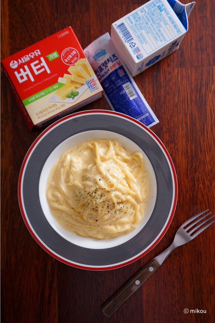  K-MILK 인증 제품으로 편스토랑 홈쿡 버터 우유 파스타 만들기