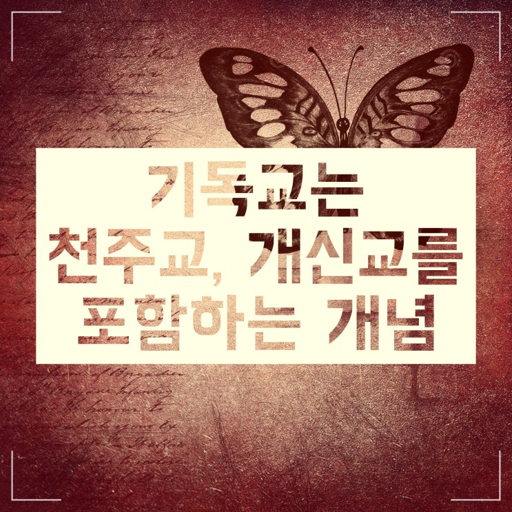 천주교 기독교 차이 :: 둘은 뭐가 다른 걸까