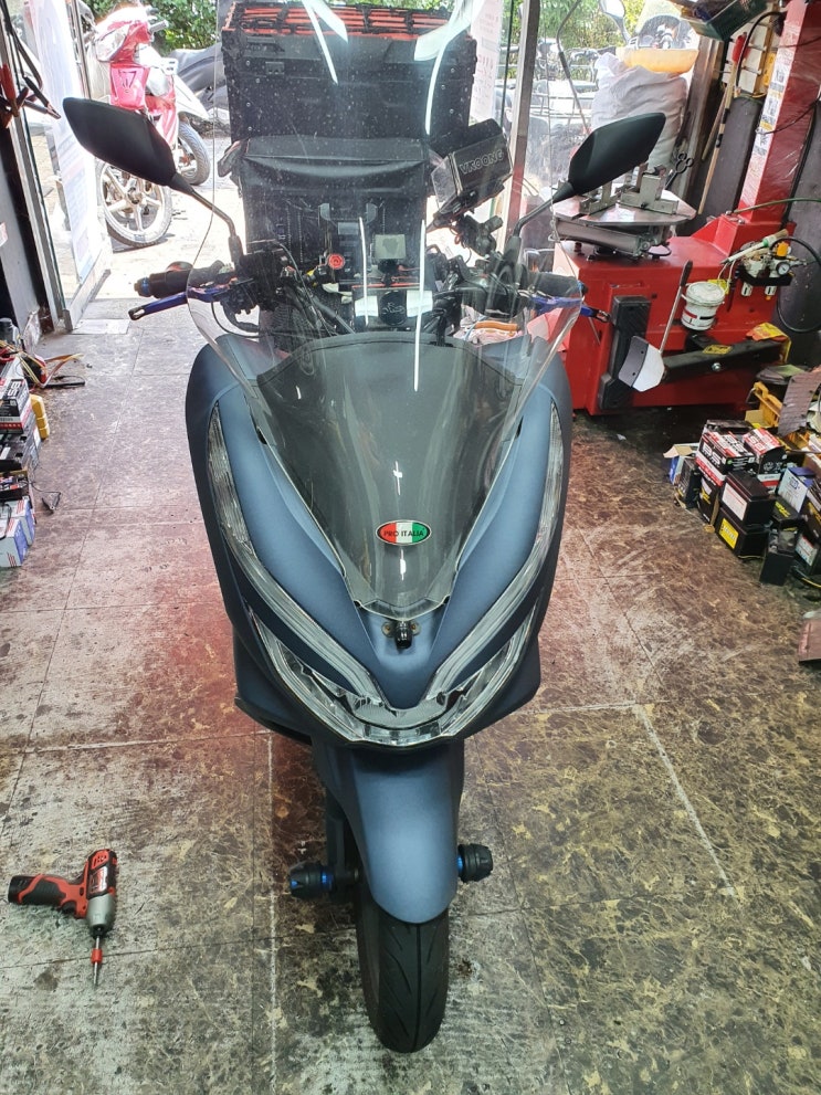  HONDA 20년식 PCX125  스로틀 케이블교환