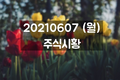 20210607 (월) 주식시황 : 한국은행 디지털화폐 발행 - 보안관련주 라온시큐어, 한일네트웍스, 이니텍 / 보톡스관련주 / 원자력발전 관련주