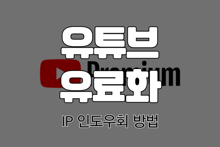  구글 & 유튜브 유료화 팩트체크  |  유튜브 프리미엄 인도 우회란?