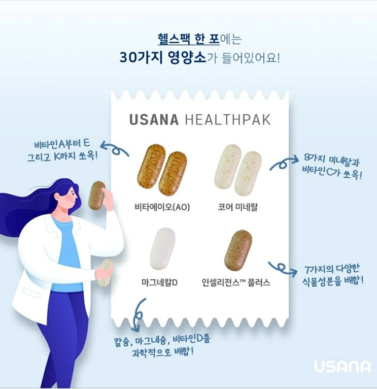  유사나 헬스팩 종합비타민, 완벽정리