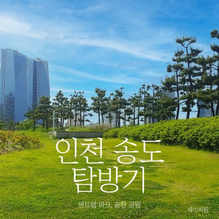 파릇파릇 인천 송도 센트럴파크, 솔찬공원 탐방기