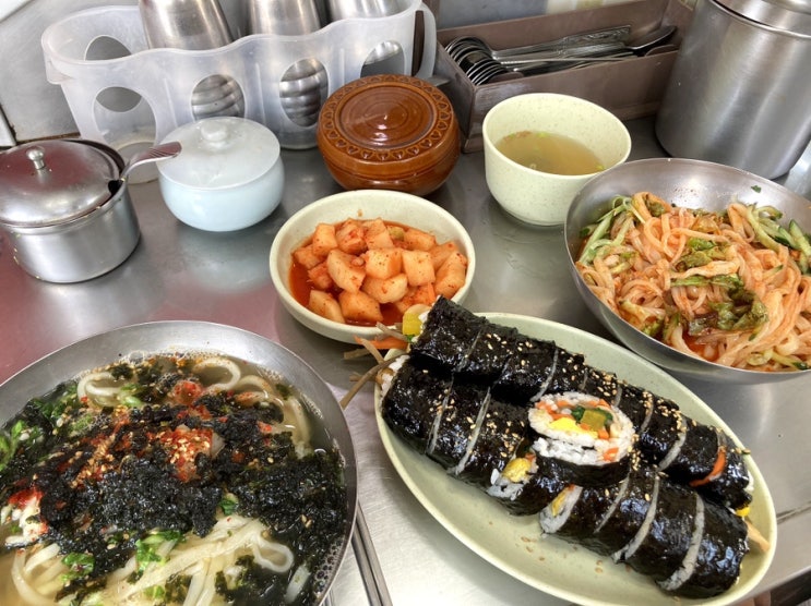  부산 연산동 맛집 / 부산시청맛집 / 거제리시장 칼국수 맛집 / 소문난 시장칼국수