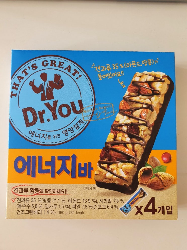  닥터유 에너지바 - 에너지 뿜뿜 파워바