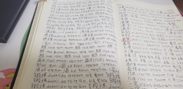  중국어 공부습관 :)