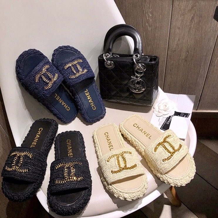  샤넬 코드 뮬 / 샤넬 크루즈 로프 슬리퍼 너무 고급스럽죠??