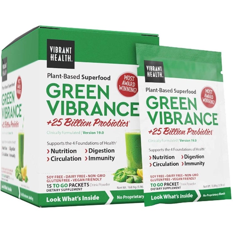 선호도 높은 Vibrant Health 바이브렌트 헬스 그린 바이브란스 플랜트 베이스 250억 프로바이오틱스 파우더 169g, 1개, 1 추천해요 선호도 높은 Vibrant Health 바이브렌트 헬스 그린 바이브란스 플랜트 베이스 250억 프로바이오틱스 파우더 169g, 1개, 1 추천해요