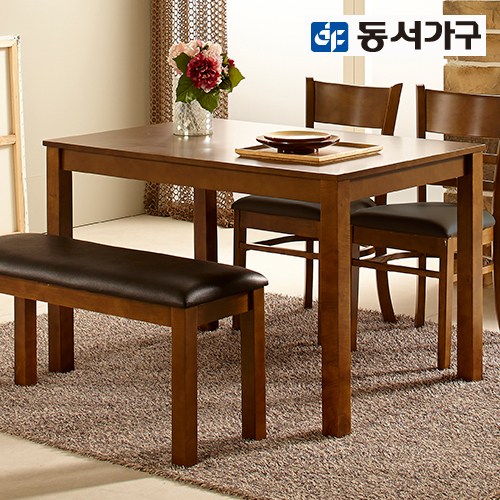 선호도 높은 동서가구 LV K컨셉트 벤치4인 식탁세트, 화이트 ··· 선호도 높은 동서가구 LV K컨셉트 벤치4인 식탁세트, 화이트 ···