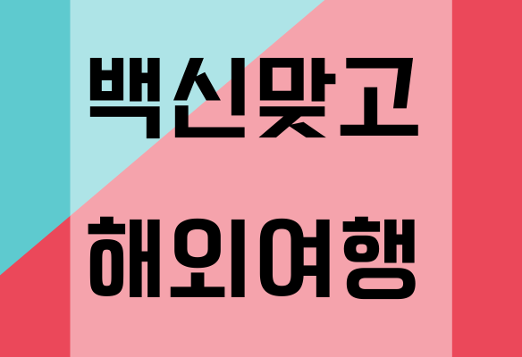  백신 맞으면 해외 여행 가능? 안맞아도 가능! feat. 여행 허가국
