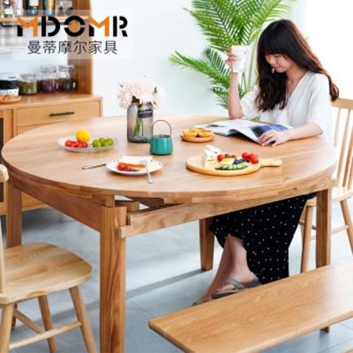 인기 급상승인 타원형 식탁 반원 테이블 반타원 북유럽 화이트 러버가 원형으로 접히는 원목 의자 콤비 미, 01 신축원식대 좋아요
