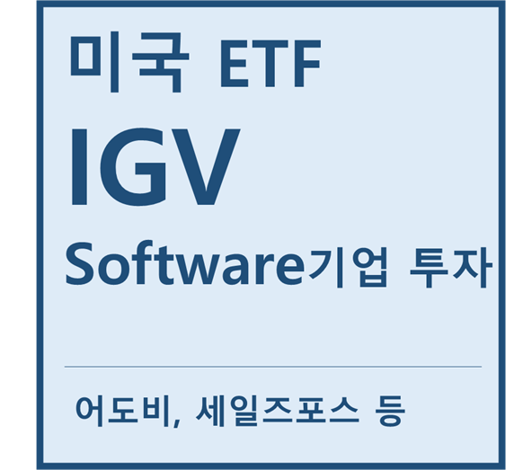  [미국ETF] "IGV" a.k.a 소프트웨어 기업 투자ETF(feat. 어도비, 세일즈포스, 마이크로소프트, 오라클, 블리자드, 줌)