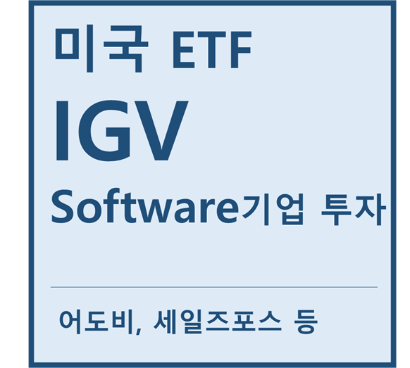 [미국ETF] "IGV" a.k.a 소프트웨어 기업 투자ETF(feat. 어도비, 세일즈포스, 마이크로소프트, 오라클, 블리자드, 줌)