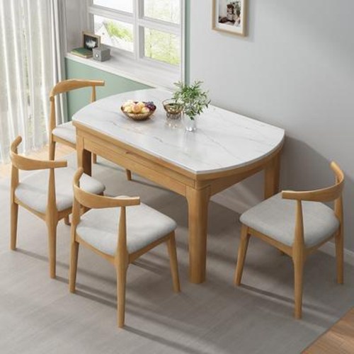 선택고민 해결 라운드 반원 식탁 타원형 카페 테이블 북유럽 원목 대리석 식탁의자 모던 심플 사각 양용, 01 1.2미터 싱글 테이블 추천합니다