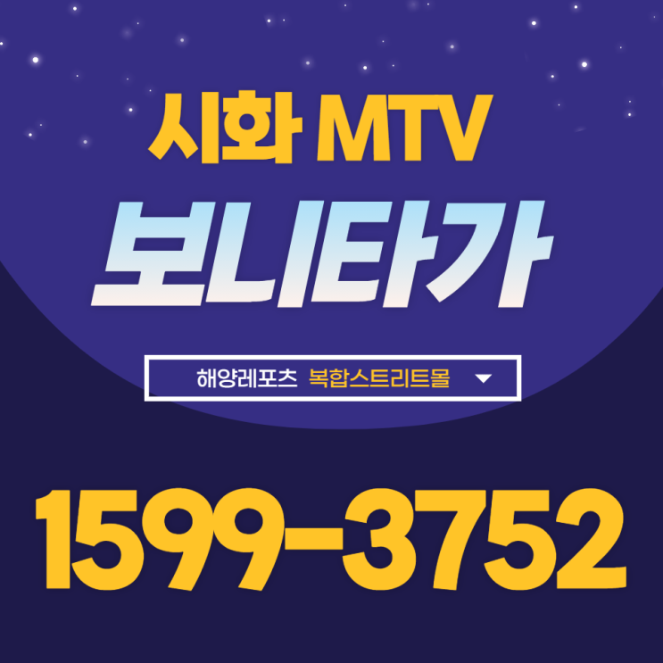  시화 MTV 거북섬 보니타가 상가 분양 안내