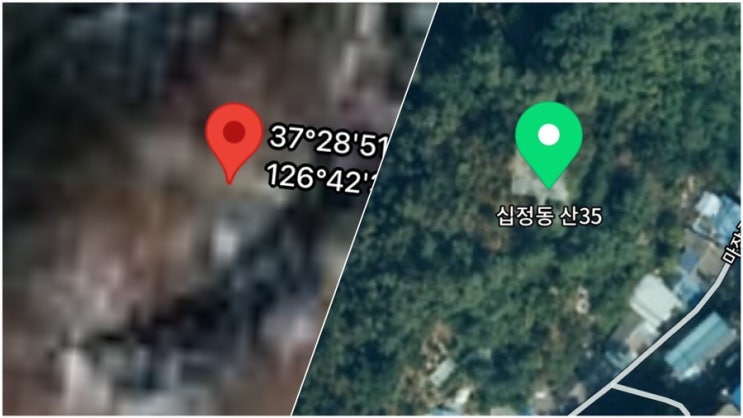 위성지도 가장 베스트는? 구글맵스 Vs 네이버지도 Vs 카카오맵 (분실드론 찾기)