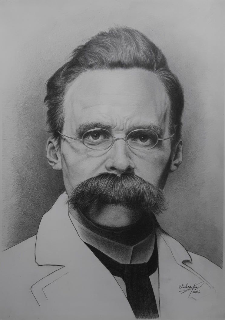 [연필초상화] 프리드리히 니체 (Friedrich Nietzsche)