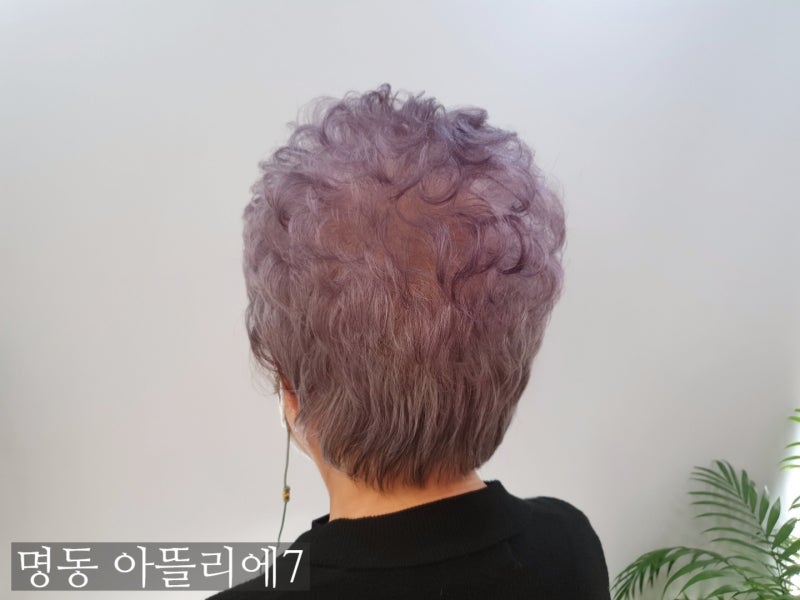 중년여성헤어스타일 추천 샤기컷펌 흰머리 흰머리염색