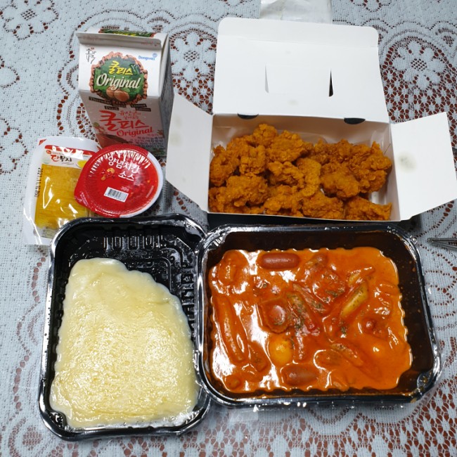  떡볶이참잘하는집 장평동맛집 떡참 거제장평점 로제떡볶이 떡치치세트 찰떡이네요