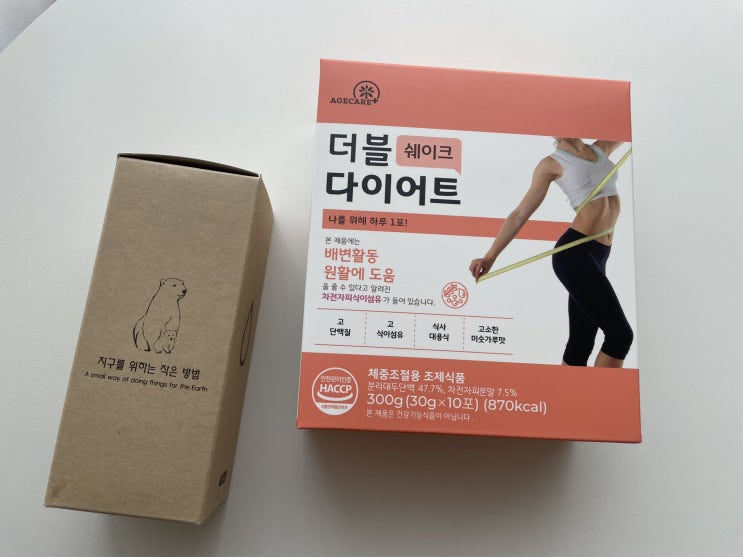  체중조절용 @에이지케어 더블다이어트쉐이크