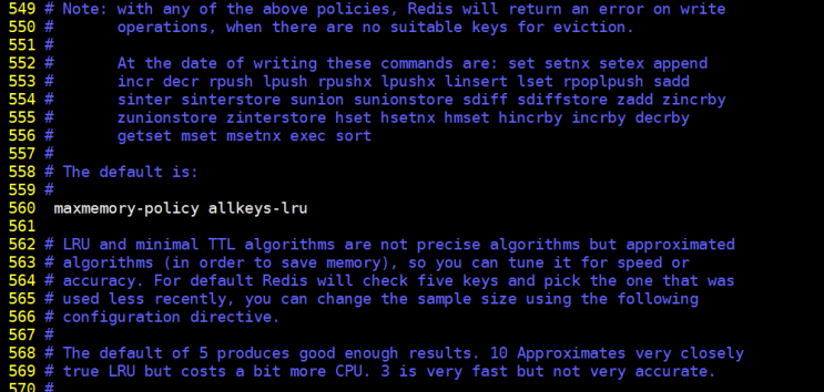 [Redis] Redis maxmemory policy 설정