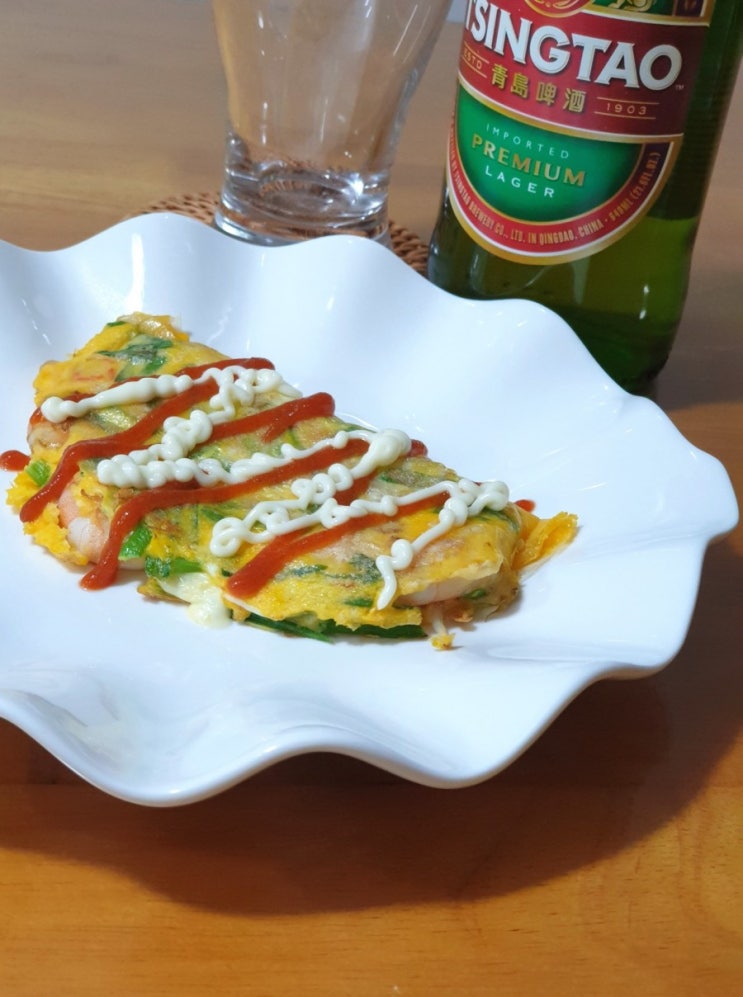  간단 맥주 안주 :  라이스페이퍼 이용 반짱느엉(베트남피자) 만들기
