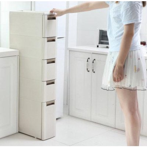 의외로 인기있는 냉장고틈새수납장 틈새장 18cm 와이드 틈새 선반 주방 냉장고 옆 수납장 화장실 이동, 01 표준 이층, 01 일층 추천해요