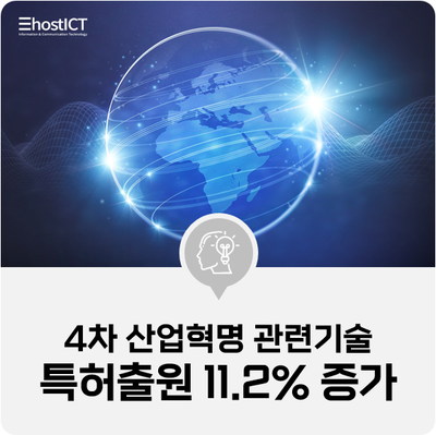 [IT 소식] 특허청, 4차 산업혁명 관련기술 분야 특허출원 11.2% 증가