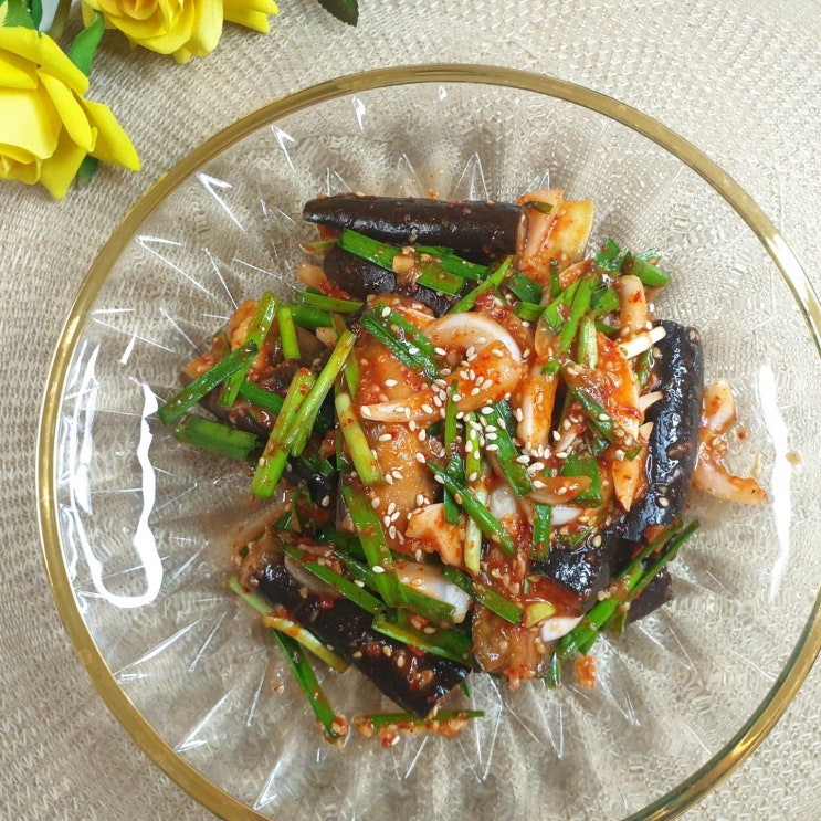  여름 제철음식 맛깔난 가지김치 담그기