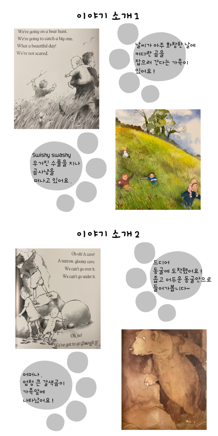  [영어동화책]곰사냥을 떠나보자. We're going on a bear hunt . By Michael Rosen.