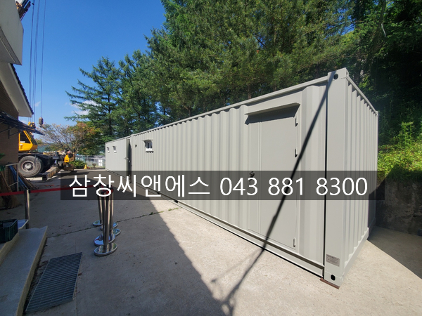  [군용컨테이너화장실] 이동식화장실컨테이너3X9/화장실컨테이너3X9