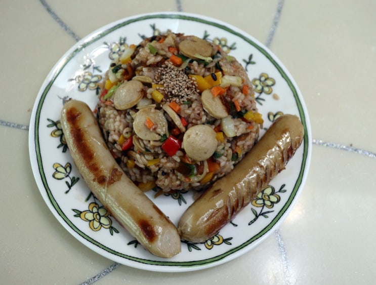  소세지볶음밥 선앤두 수제소시지로 건강하고 맛있게